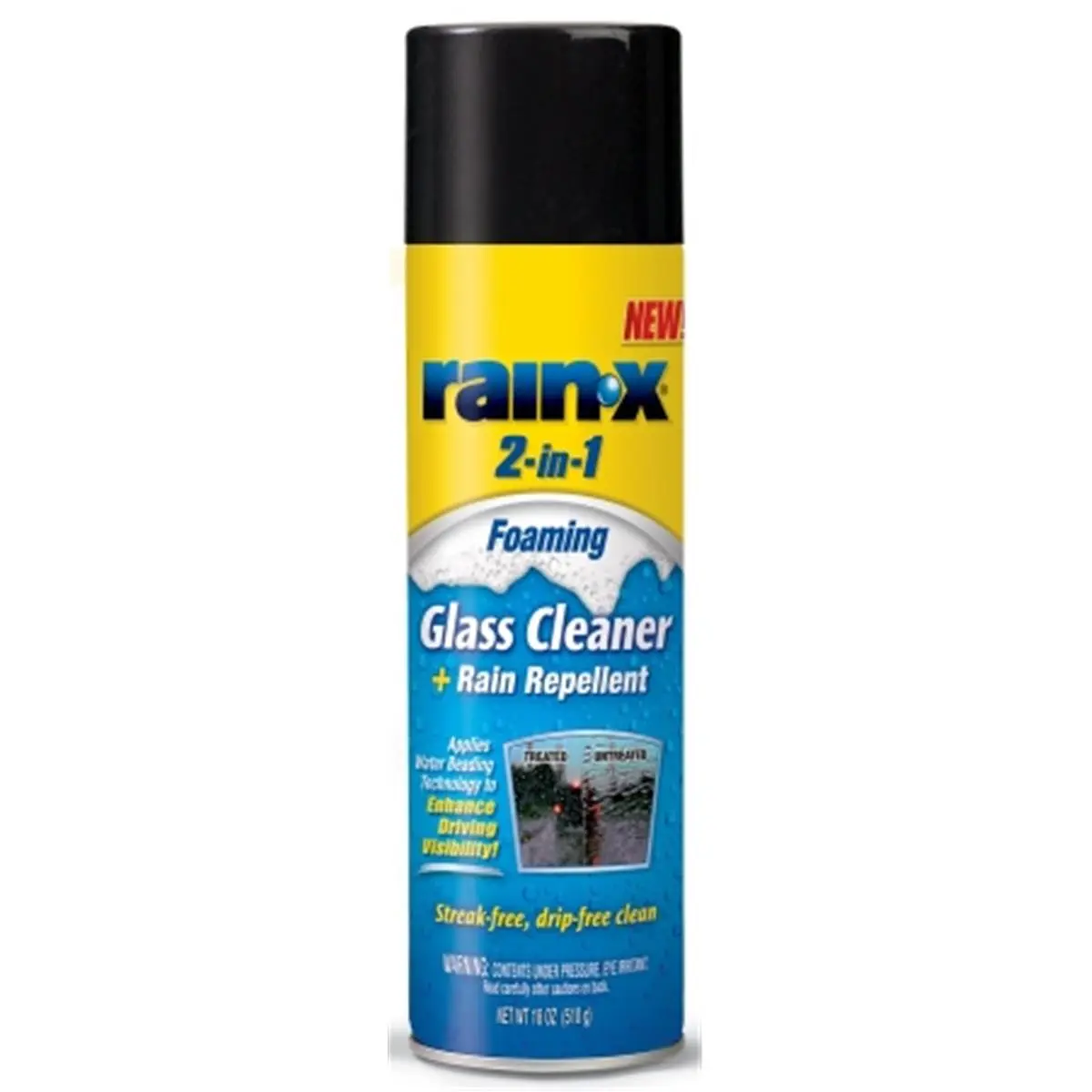 212 MAIN 18oz 2-In-1 Foaming Glass Cleaner Spray - Streak-Free, Rain Repellent Car Care Product & Household Cleaning Supply for Windows, Windshields, Car Cleaning Supplies, Car Care Products