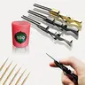 Shooting Game Mini Toothpick Gun With Foam Target - Fun Finger Dispenser, Great For Fall Festivals, Holidays And Birthday Parties, Great For Indoor Decoration Toy Grab. Entertainment Steel