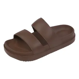 XIXITIAO Double Strap Slippers Women Men,House Shower Slides,Summer Beach Sandals,EVA Soft Indoor Outdoor Footwear,Casual Walking Shoes