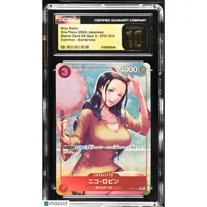 Nico Robin #ST21-010 Japanese One Piece Starter Deck EX Gear 5 CGC 10 PRISTINE