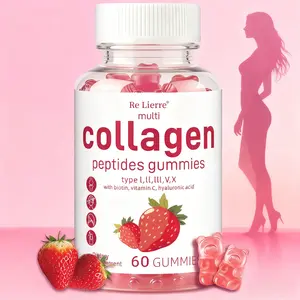 Sugar-Free Collagen Gummies for Women, Hydrolyzed Collagen Peptides Gummies with