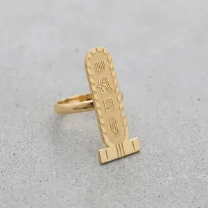The Royal Cartouche: Handmade Egyptian Ring