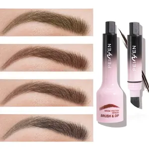 Multifunctional Eyebrow Dye Special Grid Design Long Lasting Smudge Proof For Brows Beards Hairline