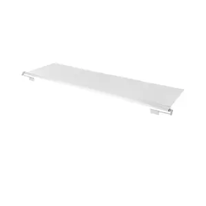 VEVOR Camper Awning Fabric Replacement, 7" to 13', Weatherproof Durable Slide Topper Awning with Bracket, Heavy Duty Slide Topper Awning with Stainless Steel Material, Fit for RV & Motorhome(White)