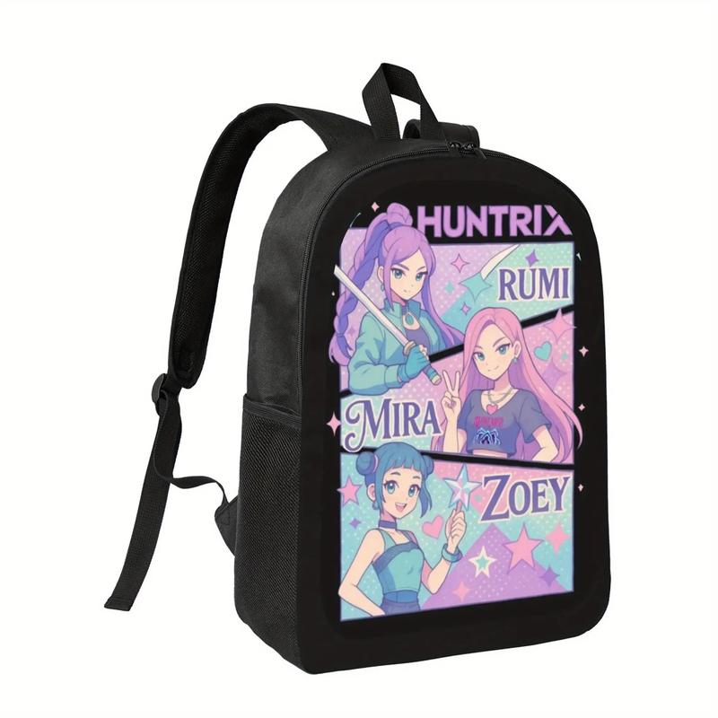 Mochila Cazador De Demonios Mochila Escolar Yilianda Demon Hunters - Con Diseño De Rumi, Mira Y Zoey CH, Poliéster Mochila Demon Hunters Mochila Cazador De Demonios Mochila Escolar Yilianda Demon Hunters - Con Diseño De Rumi, Mira Y Zoey CH, Poliéster Mochila Demon Hunters