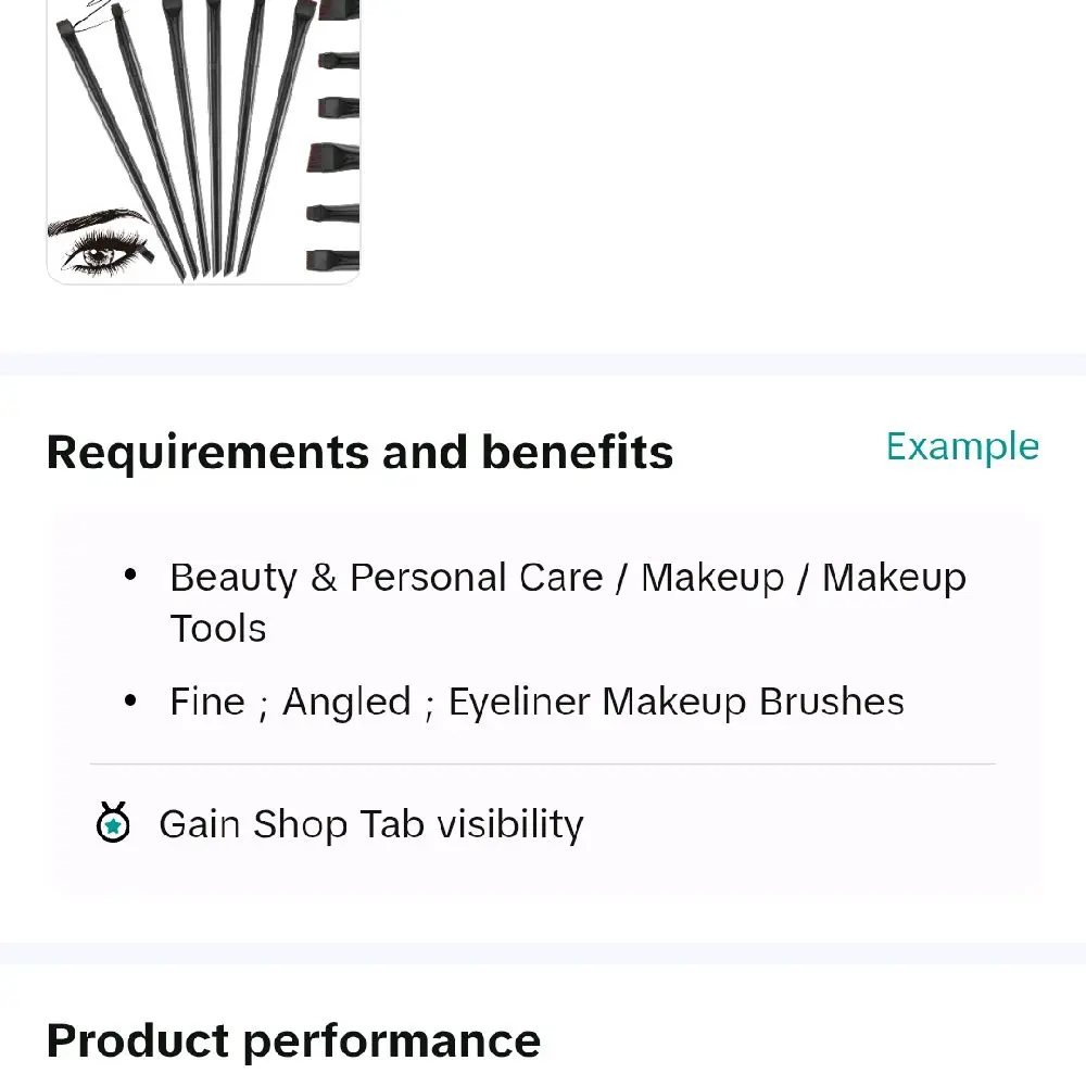 Fine Angled Eyeliner Makeup Brushes for Beauty & Personal Care Tools - Example Product Performance