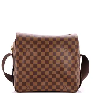 Pre-owned Louis Vuitton material Messenger Bags Naviglio Handbag Damier by Rebag