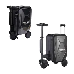 Pursteel Electric Ride-On Luggage – Smart Travel with Speed, Storage & Style