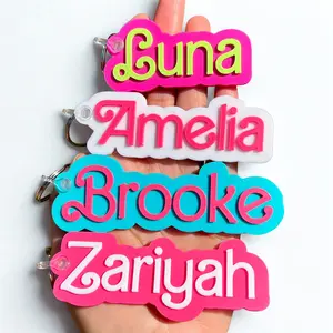 Custom Name Keychain, Personalized Bag Tag, Backpack Name Tag