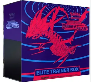 Pokémon TCG Sword & Shield Darkness Ablaze Elite Trainer Box, Multicolor with 8 Booster Packs, Player's Guide, 65 Specialty Card Sleeves, and More