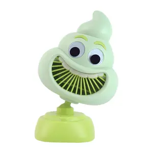 Trendy Funny Tabletop Fan with Three Speeds, USB Rechargeable, Creative Design, Powerful Airflow, Cute Fan