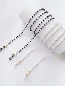 2 Piece Beaded Eyeglass Chain, Anti-Loss Neck Strap, Durable & Stylish Design, Perfect Accessory for Glasses, Ideal Gift Choice