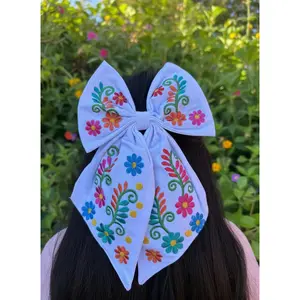 Moño Mexicano Bordado