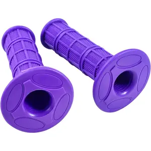 7/8" Universal Motorcycle Hand Grips for 50cc-125cc Pit Dirt Bike ATV Quad Mini Bike, Soft Rubber Anti-Slip Handle Grips