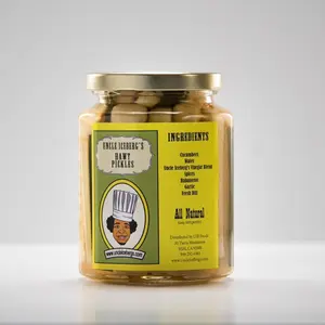 Uncle Iceberg’s Hawt Pickles by UiB Foods - The Locally Grown, Hand-Packed Spicy Snack for Pickle Lovers!