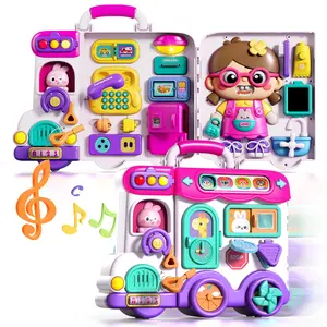 Musical Christmas Tabletop Decoration Board – Festive Decorative Display with Interactive Visual Elements