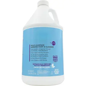 Botanical Disinfectant - Multi-Surface Cleaner - 128 oz -  99.9% of Germs + Cold & Flu Viruses - Fresh Thyme Scent - No Rinse on  Contact Surfaces - Pet Friendly