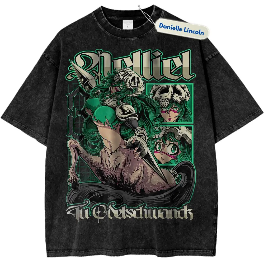 Nelliel Tu Odelschwanck Anime Shirt, Bleach Vintage T-Shirt Gift For Fan Manga, Gift For Men, Gift For Women, Crew Neck T-shirt, Trending T-shirt
