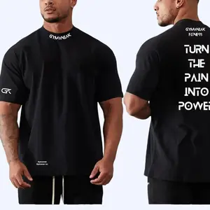 GYMANIAK Heavyweight Premium Quality Workout Shirt for Men Ultimate Performance and Style Bodybuilding Fitness Tee Athletic Sports Clothing Bold Athletic Tee Athleisure Street Fit Athletic Fashion