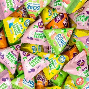 Jelly Beans - 36 Count - Jelly Beans Individual Packs - Easter Eggs Fillers - Sour and Classic Assorted Fruit Flavors - Pastel Colored Candy