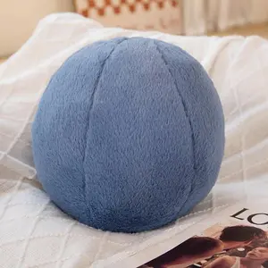 Creative Furry Ball Plush Toy Cute Round Pillow Car Home Nordic Style Decor Doll Soft Touch Ball Cushion Nice Gift Home Decor