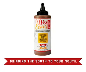 Miss Essie's Honey Mustard BBQ Sauce - 15.8 oz - Bringing the South to Your Mouth - Country Gold Honey Mustard - A smooth balance between rich Mustard and Golden Honey packing a bold punch!