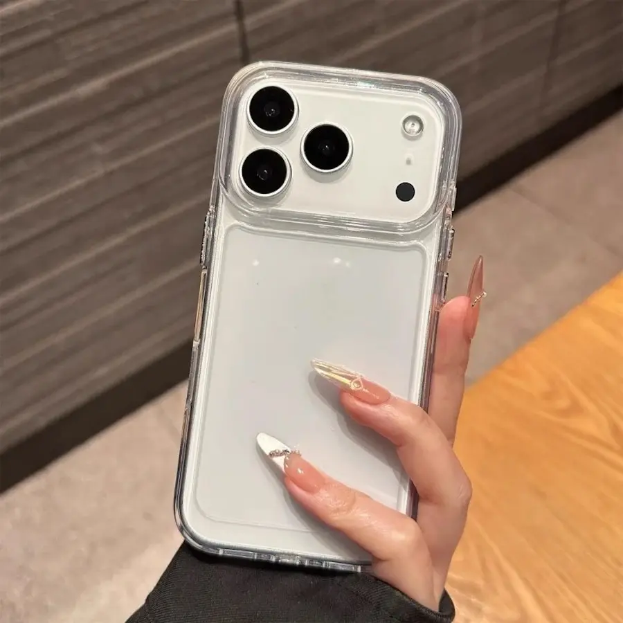 Transparent Acrylic Clear Phone Case Casing Accessories For iPhone 17 Pro Max 17 Air 16 15 14 13 12 11 Plus Pro Max Shockproof Protective Cover - TikTok Shop Transparent Acrylic Clear Phone Case Casing Accessories For iPhone 17 Pro Max 17 Air 16 15 14 13 12 11 Plus Pro Max Shockproof Protective Cover - TikTok Shop