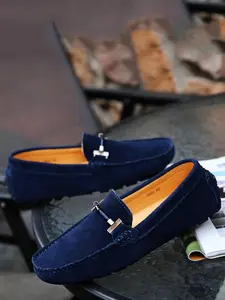 Men's Solid Color Slip-on Sports Loafers, Fashionable Comfortable Walking Shoes for Daily Wear, Sporty Walking Shoes for Men