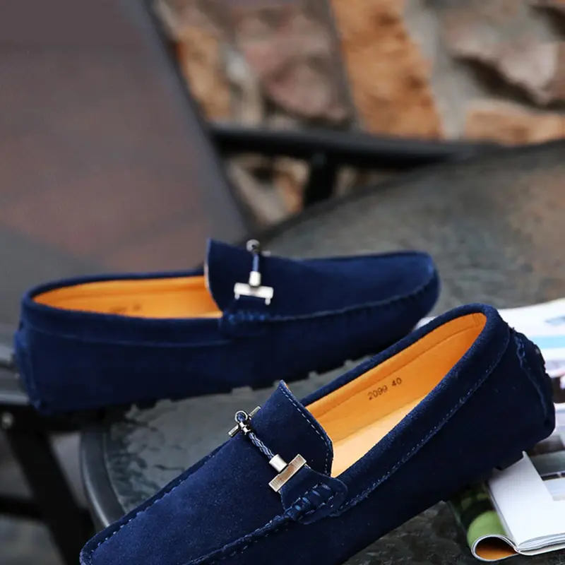 Men's Solid Color Slip-on Sports Loafers, Fashionable Comfortable Walking Shoes for Daily Wear, Sporty Walking Shoes for Men