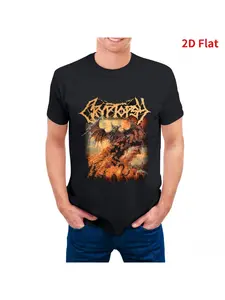 Cryptopsy Band Music For Lovers Black T-Shirt Cotton Full Size