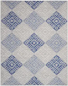 Nourison Home Whimsicle WHS18 Grey Blue Transitional Power-loomed Rug