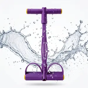 Thickened Latex 6-Tube Foot Pedal Resistance Band, Leg & Full Body Workout Trainer, Portable Fitness Gear for Yoga Pilates Home Gym #SummerWins #FitnessGoals