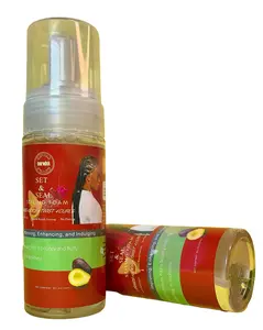 Maradek Set & Seal Volumizing Foam + Frizz Control Lightweight No Flakes Styling Hair Mousse for Braids, Locs, Twists, Curls – 5 oz (150 ml)