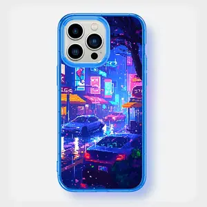 City Night Scene Pattern Soft TPU Phone Case, 1 Count Shockproof Phone Protective Cover, Phone Accessory Compatible with iPhone 16 15 14 13 12 11 Pro Max