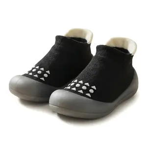 Baby Sock Shoes First Walkers with Non-Slip Soft Rubber Sole Infant Toddler Walking Shoes Lightweight Breathable Slip On Pre-Walker Sneakers for Boys Girls 6-36 Months Anti-Collision Toe Protection Indoor Outdoor Footwear SpringStatements