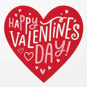 Valentine's Day Heart Cutout Decoration