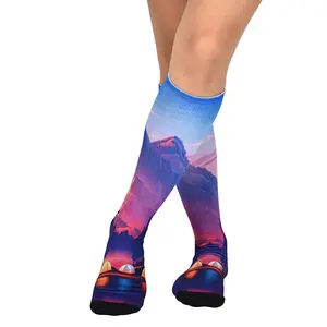 Men & Women's CoolMax Knee-High Socks, Nature Inspired Collection for Men & Women Eco-Friendly Knee High Socks