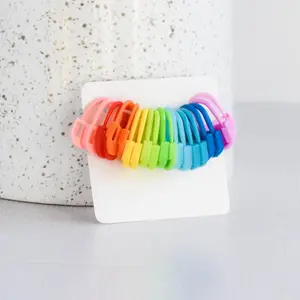Set of 20 Rainbow Locking Stitch Markers