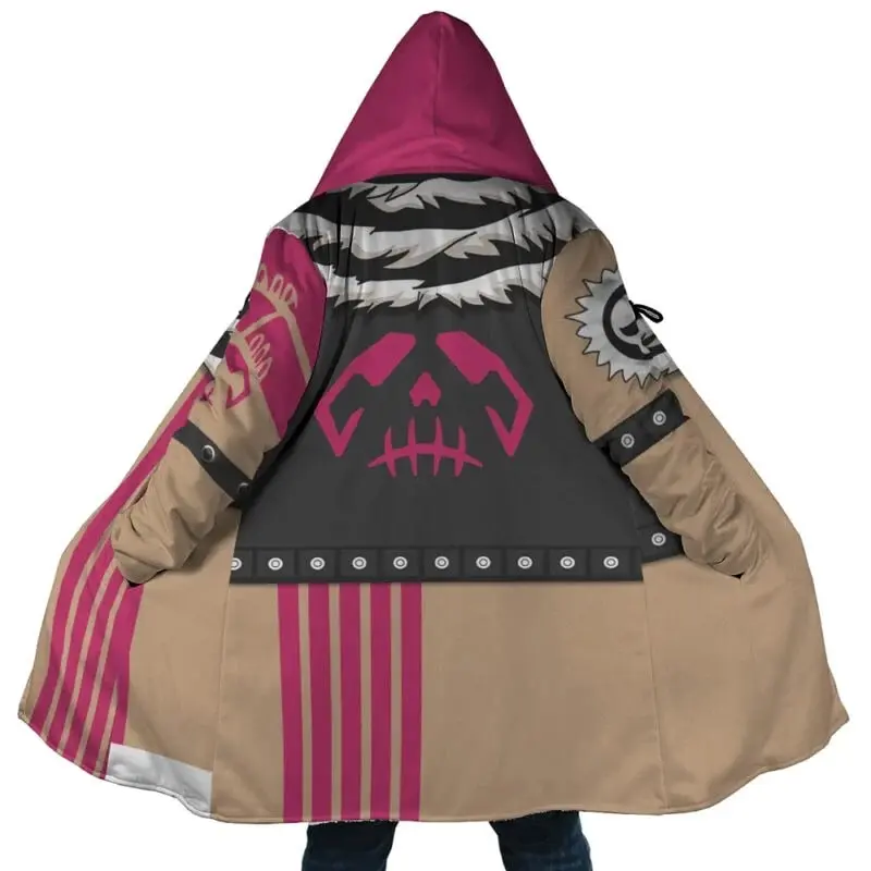 Charlotte Katakuri Pirate Dream Cloak Coat, Anime Pirate Men's Women's Hooded coat, Fleece Jackets Coats, Gift For Men And Women