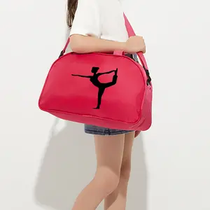 Dance Print Dance Bag, Ballet Practice Bag, Large Capacity Handbag, Waterproof Dance Bag, Yoga Fitness Travel Bag, Essential for Dancers