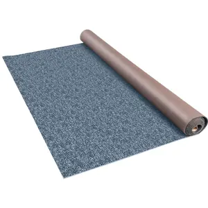 VEVOR Gray Marine Carpet 6 ft x 36 ft, TikTokShopBlackFriday, Boat Carpet Rugs, Indoor Outdoor Rugs for Patio Deck Anti-Slide TPR Water-Proof Back Outdoor Marine Carpeting Outdoor Carpet