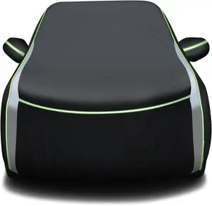 KUST 420d Car Cover Fits for Hyundai Tucson 2005-2025 2026, All Weather SUV Car Covers for Tucson Accessories, Outdoor Waterproof Anti UV, with Zipper & Reflective Safety Strips
