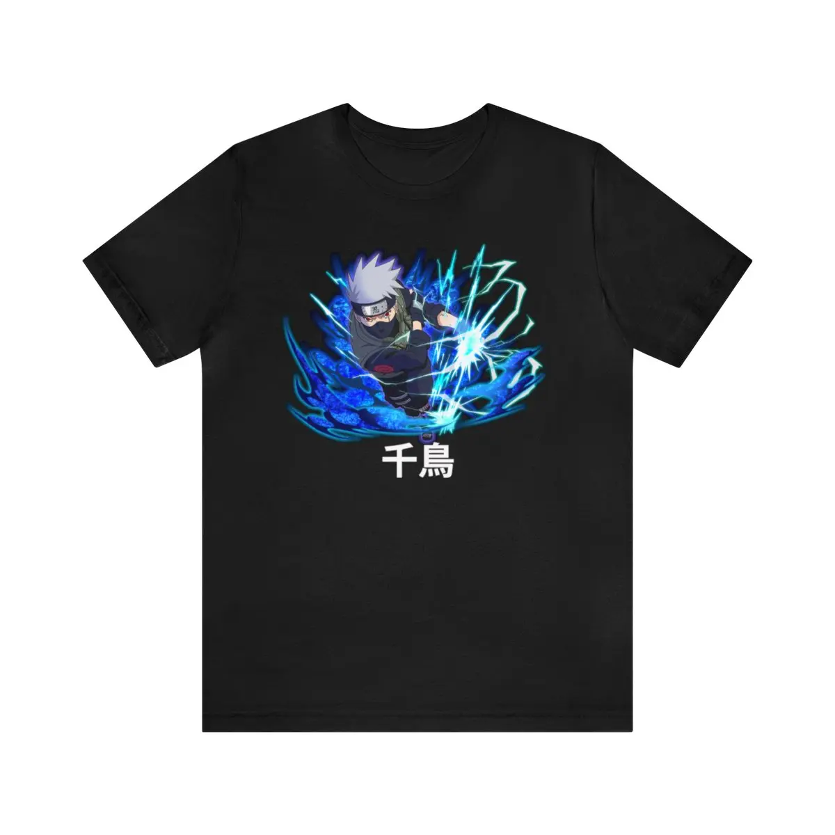 Naruto Kakashi Hatake "Chidori" Unisex Anime T-Shirt, Kakashi Anime T-Shirt, Naruto Anime Merch, Naruto Anime Apparel, Anime Gift, Naruto Shippuden