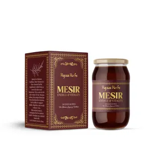 Hafsa’s Herbs Mesir Honey | 41 Herb Daily Herbal Blend | 12+ Benefits | Natural Energy, Digestion, Immune Support, Circulation, Focus, & Vitality | Traditional Ottoman Herbal Honey | 1 Spoon Daily | 30 Servings