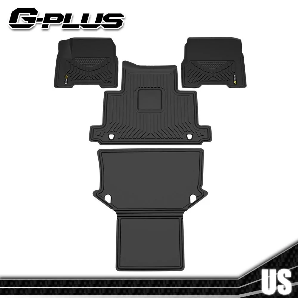 TPE Floor Mats for 2004–2018 Volvo VNL 670 with automatic transmission, all-weather