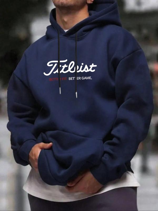 Unisex Hooded Golf Sweatshirt, Long Sleeve Fitted Design, Casual Sporty Style, Ideal Gift for Golf Enthusiasts, Fall & Winter Wear