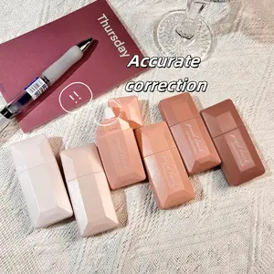 6pcs Mini Gradient Correction Tape, High-Profile Portable Learning Supplies, Cute Style Eraser, Smooth No Jam, Strong Coverage, Back-To-School Essentials