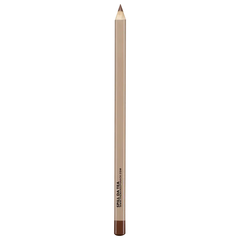 The Makeup Shack Spill The Tea Lip Cosmetic Wood Liner - Ideal for Makeup Lip Application