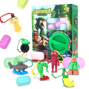 6pcs Capsule Toys Set with 6 Capsules,Brainrot Italian Fun Mystery Egg Blind Box Collectible, Fun Colorful Egg Toy Ideal Birthday Gift for Kids Age 3 and Up