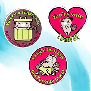Funny Trash Panda Stickers